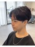 メンズカット+ストレートパーマ￥9900(茅ヶ崎/メンズカット/縮毛矯正/眉毛)