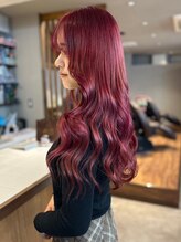 《トレンドのデザインカラー》暖色系ブリーチカラー*[千葉/千葉駅/千葉中央/千葉中央駅]