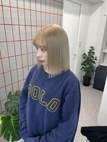 ペレ 渋谷(PELE)&nbsp;切りっぱなしボブ/エアリーロング/美髪/ピンクブラウン/渋谷