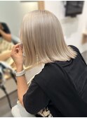 10代20代★大人かわいいダブルカラーブリーチミルクティーカラー