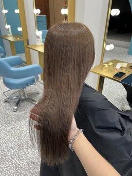 ボタン 熊本(VOTAN) ダブルカラー/ミルクティーベージュ/髪質改善/韓国ヘア