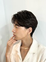 クロト(Clotho) センターパート/波巻きツイストスパイラルメンズカットパーマ