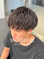 メンズフィール 心斎橋(MENS FEEL) シャドウパーマゆるふわショコラブラウン