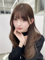 韓国ワンカール/マロンベージュ/秋色カラー　上野
