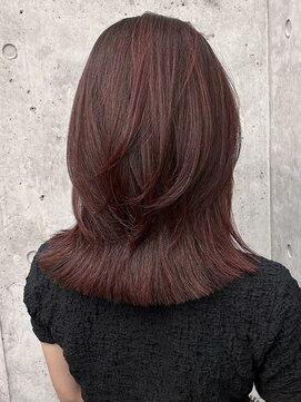 エインアンリー 明治神宮前(AIN.ANLY.) 着物メルティカラーくびれロング似合わせカットロングレイヤー