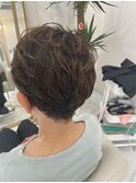 クセを生かしたショートスタイル♪