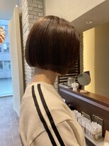 エルサフィロ ヨドヤバシ(el zafiro yodoyabashi)&nbsp;前下がりボブ　ヘイジーダスク