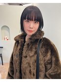 重めバング