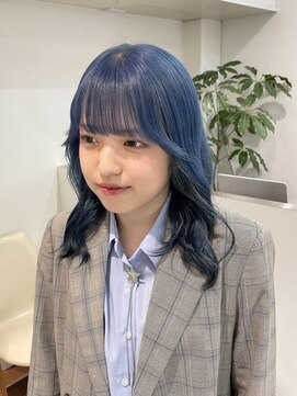 ミーム 原宿 表参道(meme) ◎ブロンドハイトーンカラーデザインカラーアンブレラカラー金髪