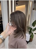 レイヤーカット40代50代白髪ぼかし白髪染め博多