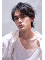 ハバナ 渋谷(HAVANA)&nbsp;フェザーパーマ/メンズショート/センターパート