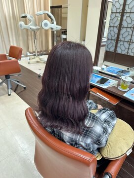 ウィーブ 成田店(Weve) ホワイトグレージュ/デジタルパーマ/チェリーブラウン/成田