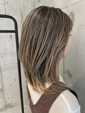 プラスシー(+C) 積み重ねるハイライトカラー！福岡ハイライト/福岡脱白髪染め