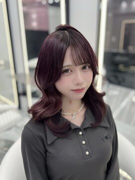ラルム 新宿(LARME SHINJUKU) ☆暖色ラベンダー×韓国ヘア☆艶感カラー/髪質改善