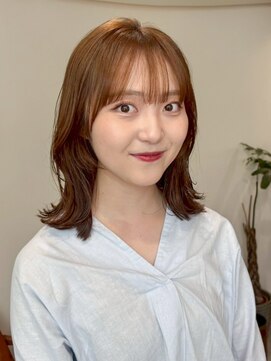 リュミエ ドゥ マッシュ(Lumier de mashu) 【大阪/梅田/茶屋町/中崎町】オレンジベージュ×くびれレイヤー