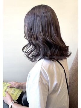桃の木 ヘアー(桃の木 hair) ラベンダーグレージュ（１ブリーチ）