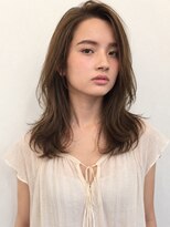 キース ヘアアンドメイク 恵比寿(kith. hair&make)&nbsp;透明感シアーブラウン/レイヤーカット/くびれ/カール