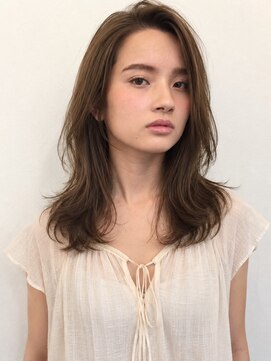 キース ヘアアンドメイク 恵比寿(kith. hair&make) 透明感シアーブラウン/レイヤーカット/くびれ/カール