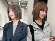 ステン(sten)の雰囲気（レイヤーが入ったボブも人気/レイヤーボブダブルカラー/ボブ）
