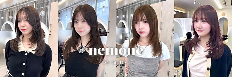 ネモネ バイ ミリー 梅田茶屋町(nemone by milly)のサロンヘッダー