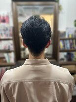 チアロルーチェ(Chiaro Luce)&nbsp;メンズメンズカットセンターパートリクルート刈り上げショート