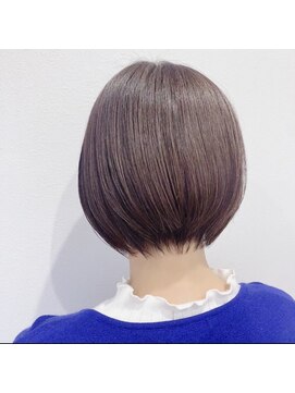 ナンバーフォーナチュラル(NO4 natural) 159. 丸みショートボブ/ラベンダーブラウン/似合わせ