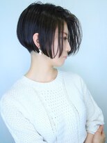 ラウンジ モリオ イケブクロ(Lounge MORIO Ikebukuro) 【morio池袋】大人かっこいい前下がり透け感ショート♪