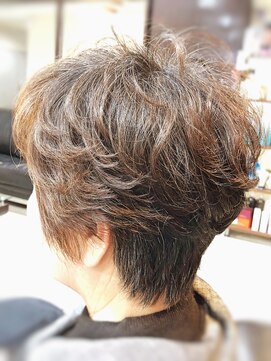 キャン 温品店(CAN) 【CAN】40代以上にオススメ♪ボリュームUPショートパーマヘア