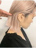 【verda】切りっぱなし×ことりベージュ×ウォータフォール