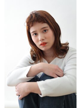 オーガニックマインド 坂戸 鶴ヶ島(organic+mind) 短めバングの外ハネボブ/イルミナカラー/グラデーション/坂戸