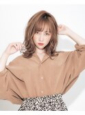 大人可愛い２０代３０代４０代ふんわりレイヤーアッシュ