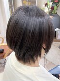 縮毛矯正 ボブショートカット