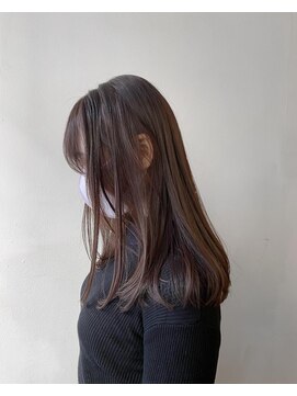 ボトムス(BOTTOMS) 透明感　ナチュラルラベンダーピンクブラウン