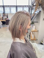 ジュノ イオン鹿児島店(Juno)&nbsp;ボブ×ミルクティーベージュ