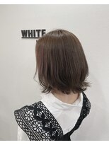 アンダーバーホワイト 西宮店(_WHITE) ブリーチを使わない透明感カラー　シークレットカラー