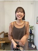 切りっぱなしボブ