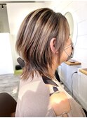 コントラストバレイヤージュウルフ☆