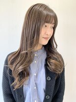 フォーク FOLK&nbsp;【FOLK】透明感アッシュベージュ☆似合わせゆる巻きロング♪