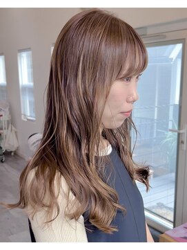 レポ(LEPO) 秋髪◎ワイドバンクと切りぱなしロング