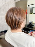 立体感ショート《ショートボブ/堅田美容室/3Dショート》