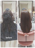 【美髪縮毛矯正】シルクストレート　艶髪