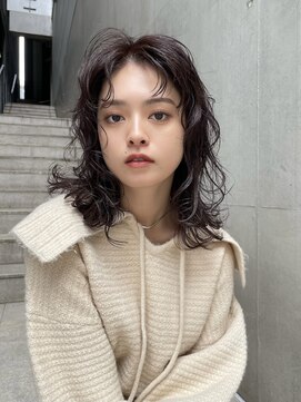 スタッド(STUD) 【STUD】ミディアムレイヤー×ラフウェーブ