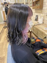 ヘアーガーデンミルクティー 新潟大学前店(Hair garden Milk tea)&nbsp;インナーカラー/ホワイトピンク