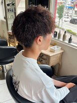 アイズ 海老名(AIZU) ツイストスパイラル メンズカット メンズパーマ マッシュ