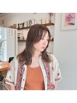 ハク アトリエ(HaKU atelier) マロンベージュ/透明感カラー/髪質改善カラー