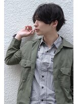 ブークル(boucle)&nbsp;重め前下がりマッシュ　ニュアンスパーマ