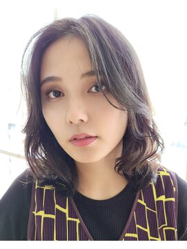 ドゥーア 代官山(Door) #ミディボブ#ベージュブラウン#ホットパーマ