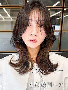 スタートウキョウ 渋谷(STAR TOKYO) 韓国風エギョモリ★くびれ外ハネミディ大人可愛い小顔再現性