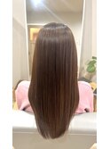 極上ツヤ髪ストレート＋美髪トリートメント