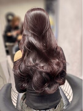 ブロウ ネックス ザ サロン 表参道(VLOW nex the salon) ヴァイオレットカラー レイヤーカット 韓国ヘア 掛札